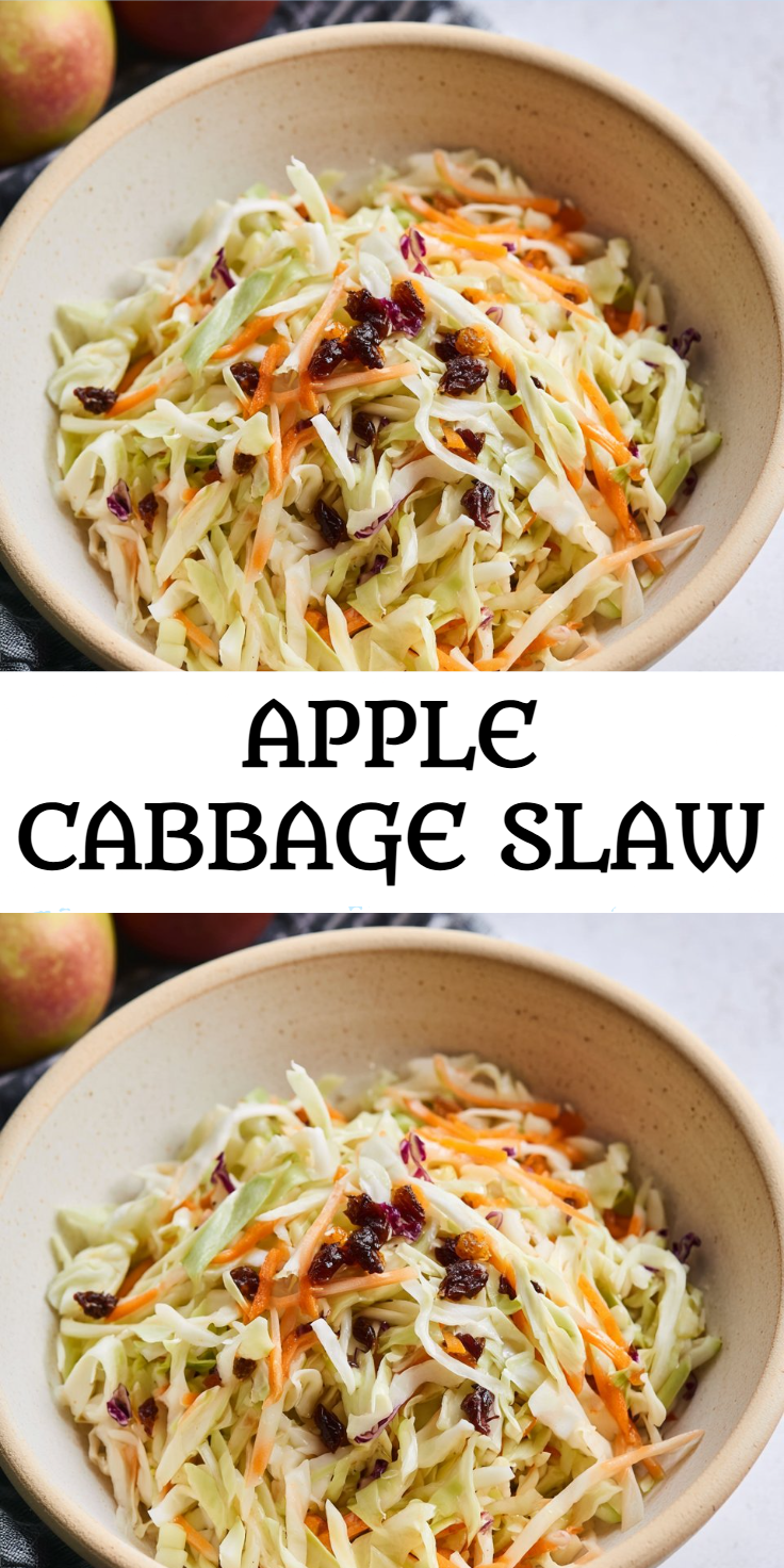 Apple Cabbage Slaw