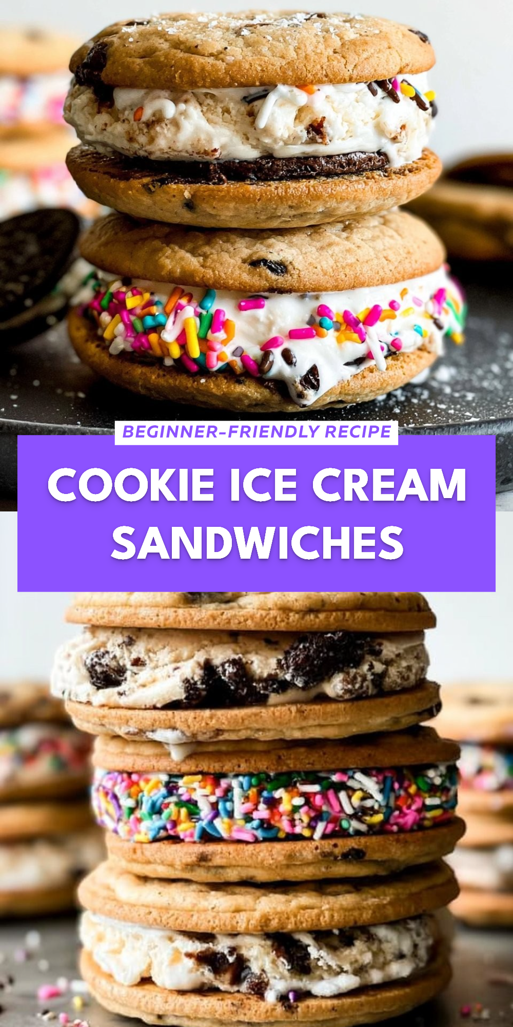 Cookie Ice Cream Sandwiches