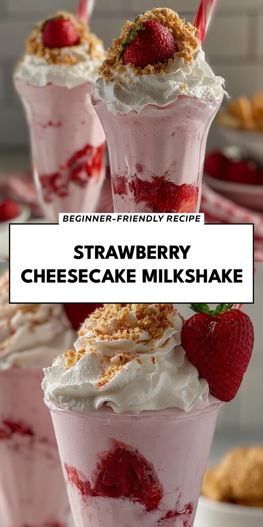 Strawberry Cheesecake Milkshake