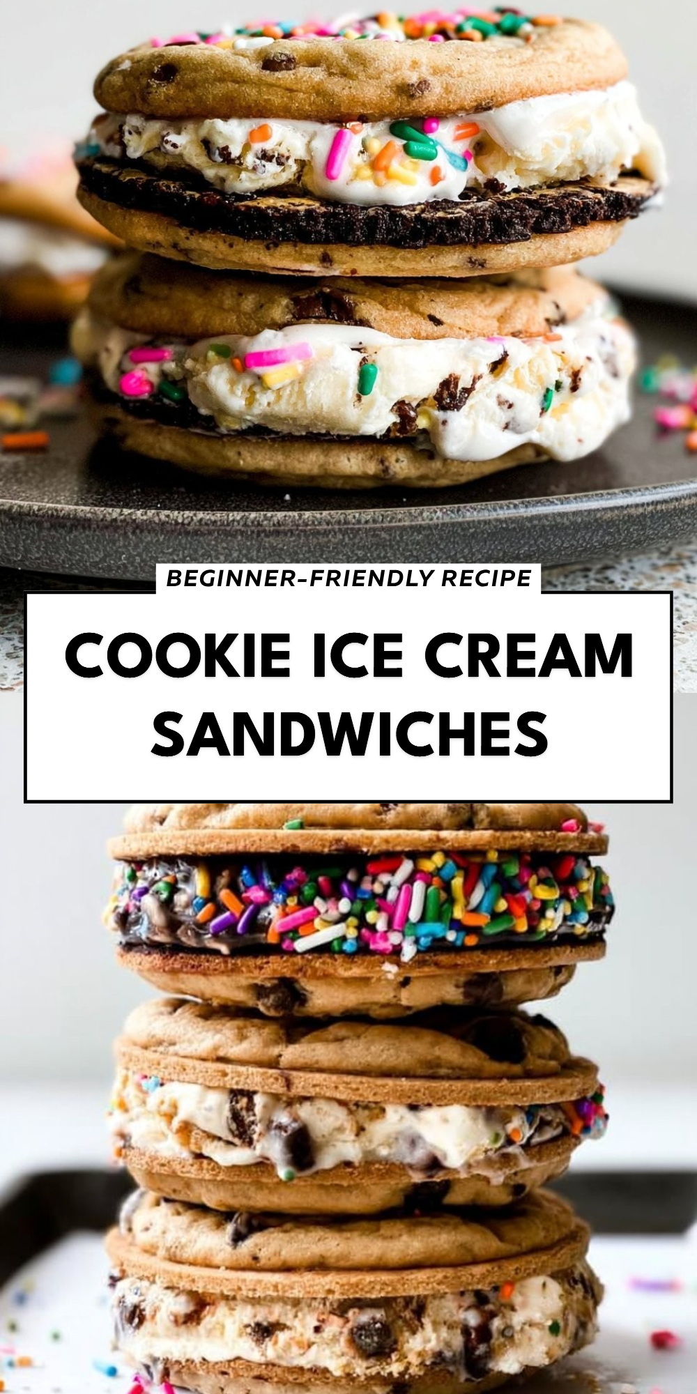 Cookie Ice Cream Sandwiches