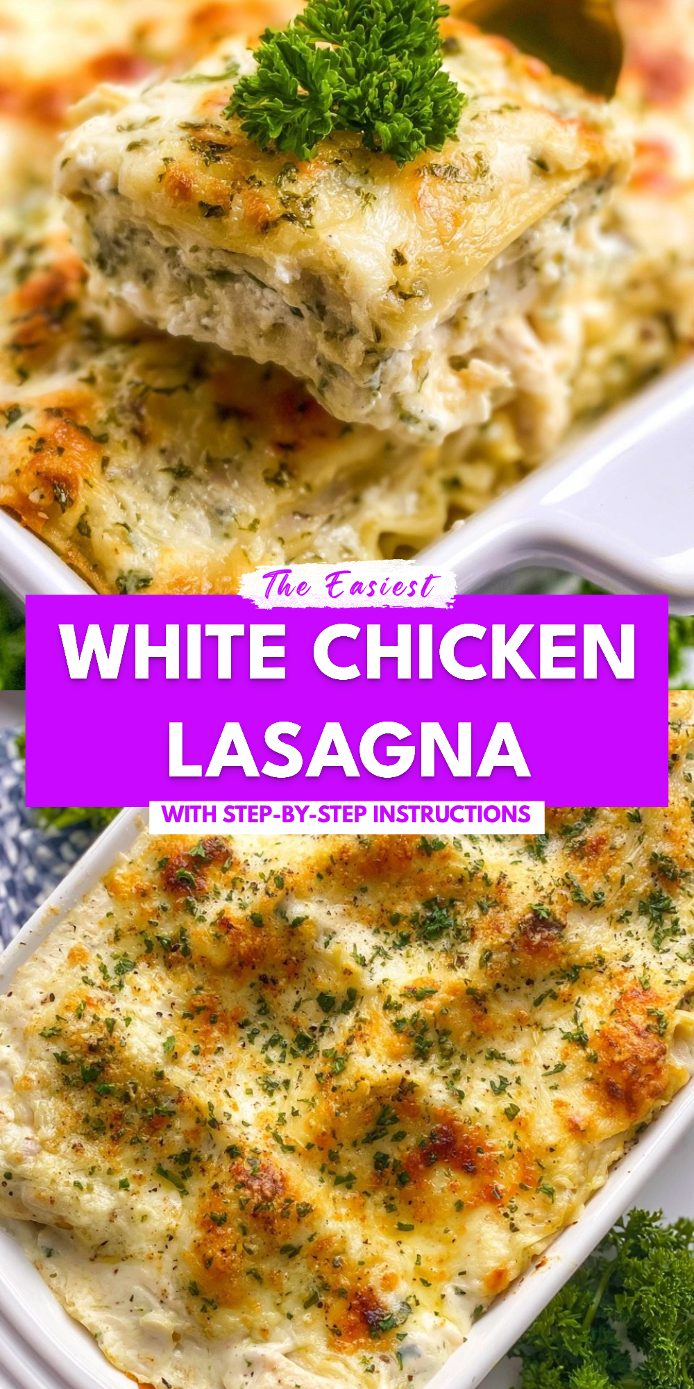 White Chicken Lasagna