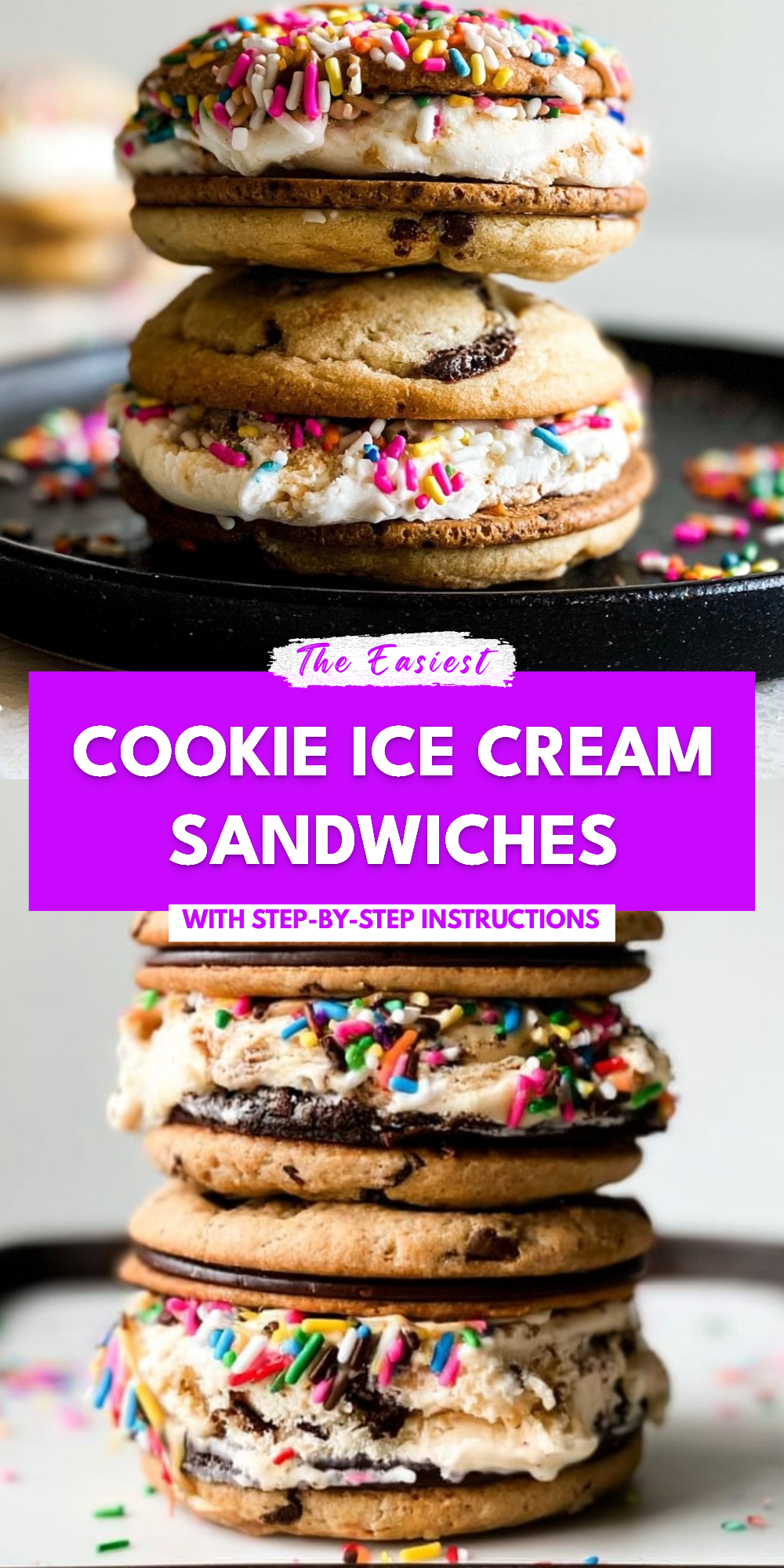 Cookie Ice Cream Sandwiches