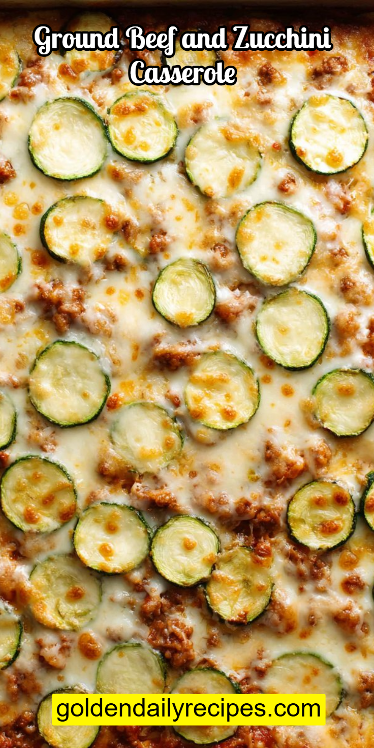 Ground Beef and Zucchini Casserole