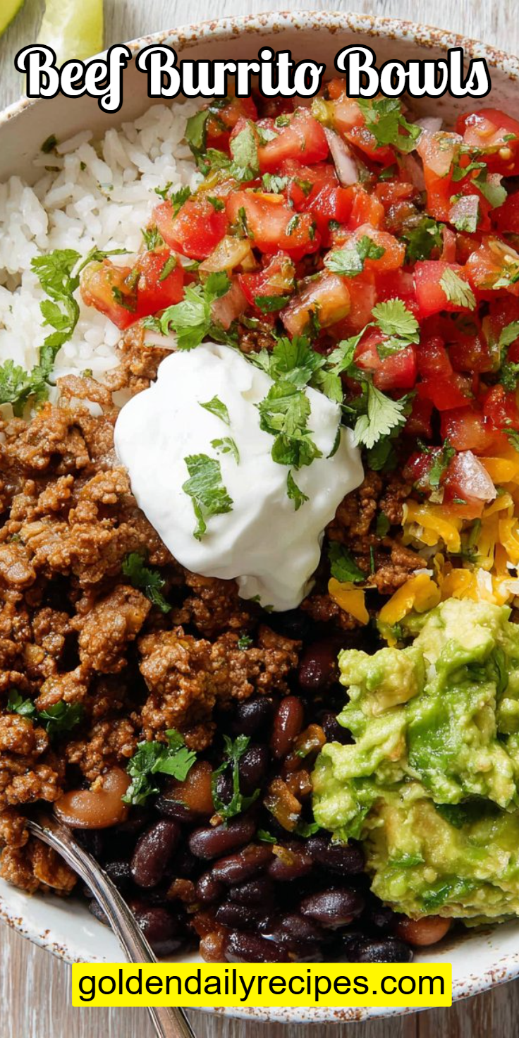 Beef Burrito Bowls