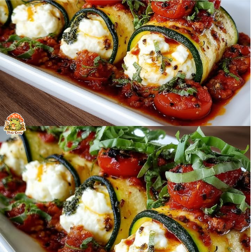 Zucchini-Rollen-Rezept für den Sommer