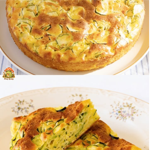 Zucchini-Käsekuchen Rezept – Cremiger Käsekuchen mit Zucchini