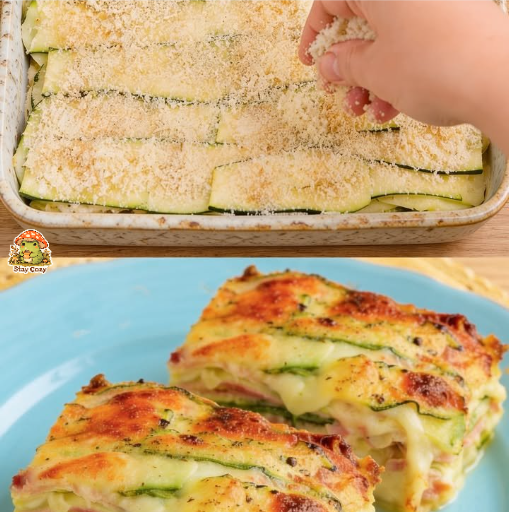Zucchini-Parmesan-Auflauf