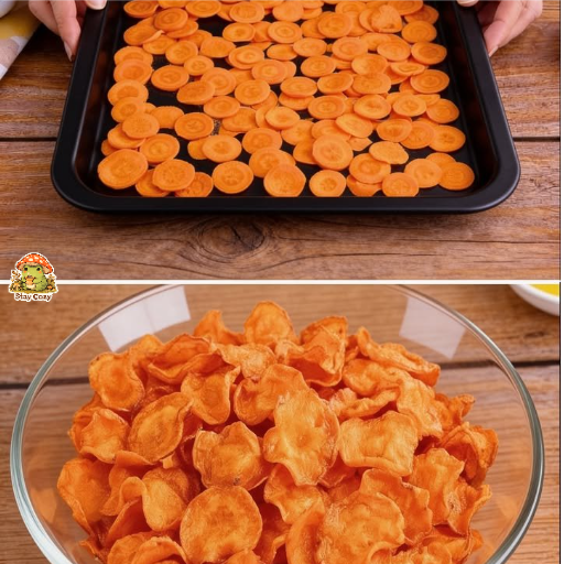 Knusprige Karottenchips aus dem Ofen – Einfaches Rezept