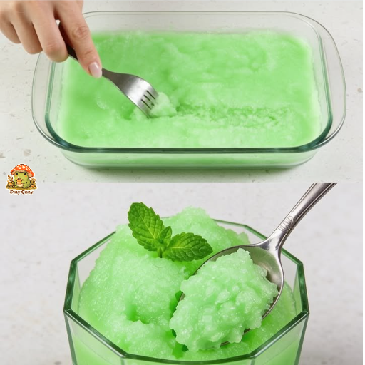 Minz-Sorbet mit Zitrone – Rezept