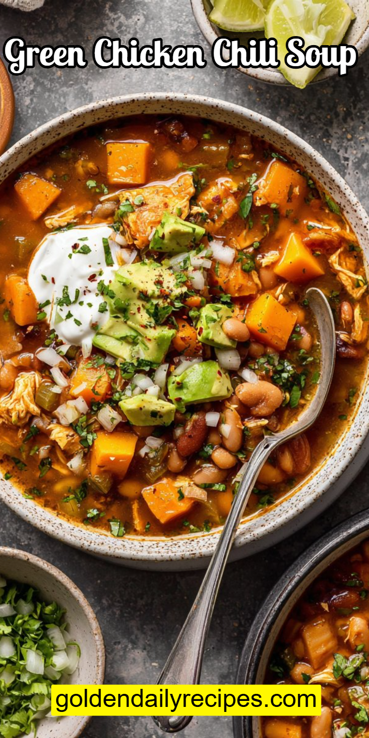 Green Chicken Chili Soup
