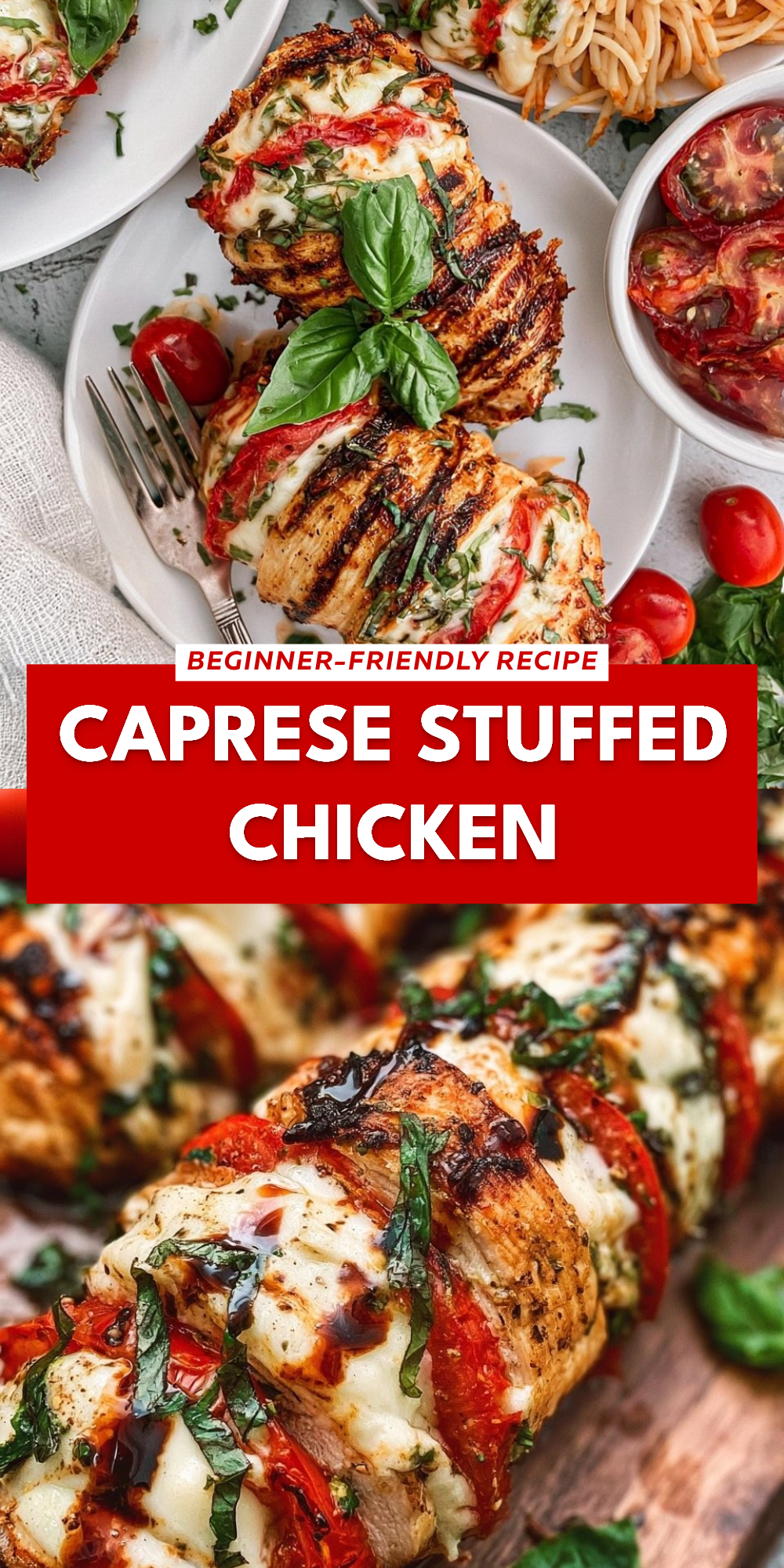 Caprese Stuffed Chicken