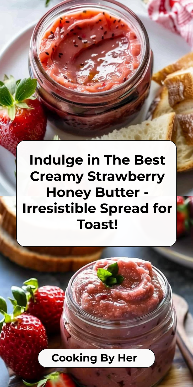 The Best Creamy Strawberry Honey Butter - Easy Spread for Your Toast and Breads!