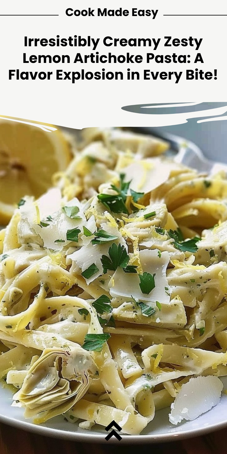Lemon Artichoke Pasta Recipe