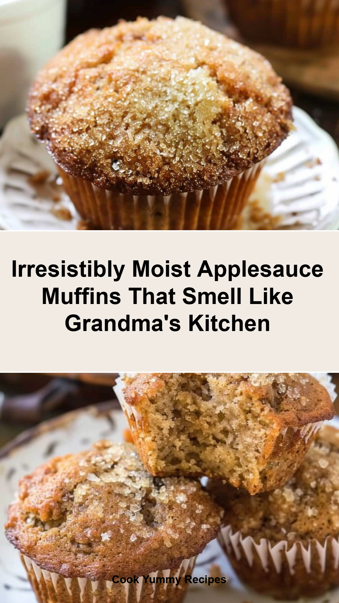 Applesauce Muffins