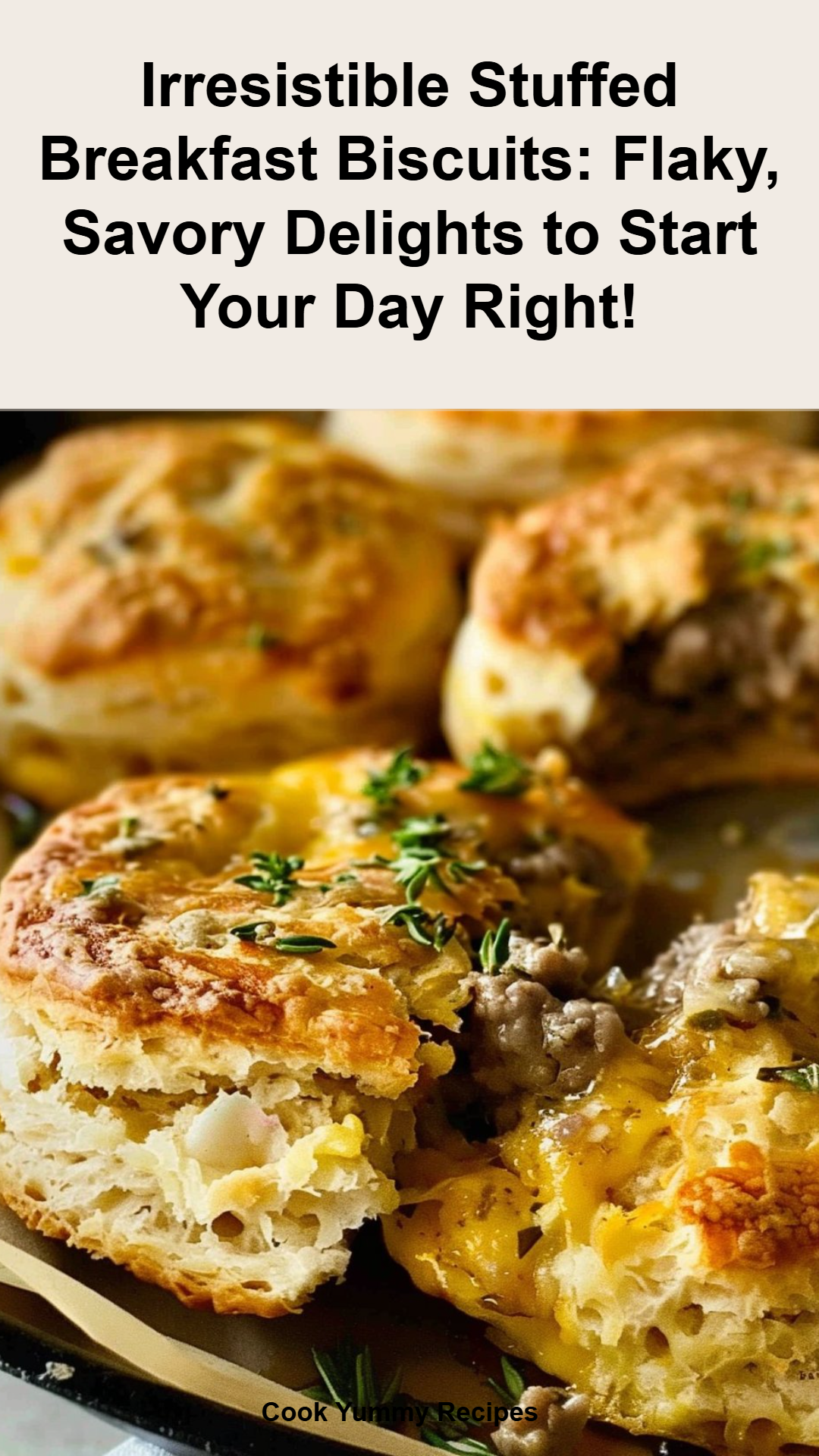 Stuffed Breakfast Biscuits