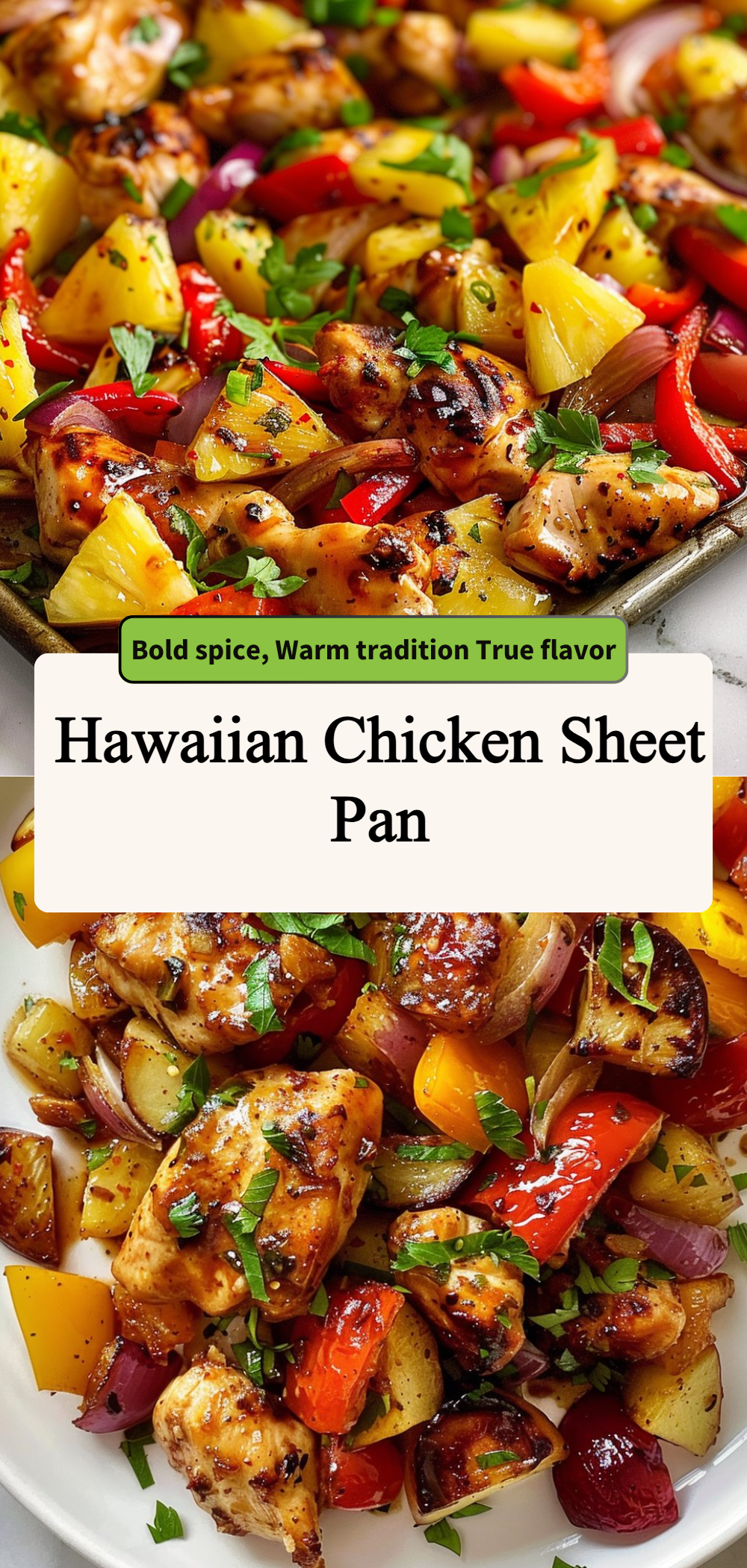 Hawaiian Chicken Sheet Pan 4 Hawaiian Chicken Sheet Pan