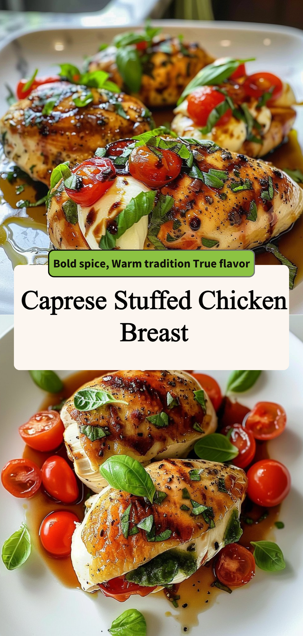 Caprese Stuffed Chicken Breast 4 Caprese Stuffed Chicken Breast