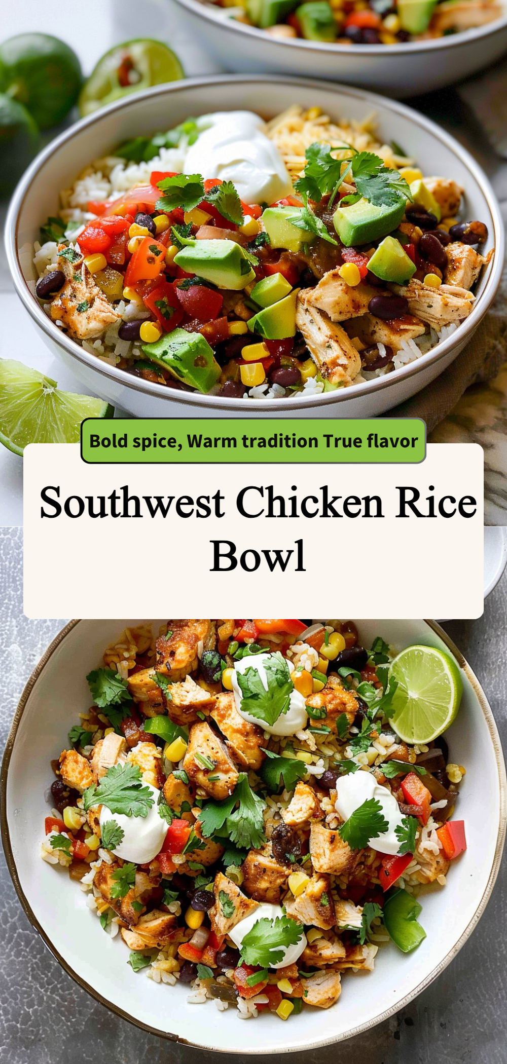 Southwest Chicken Rice Bowl