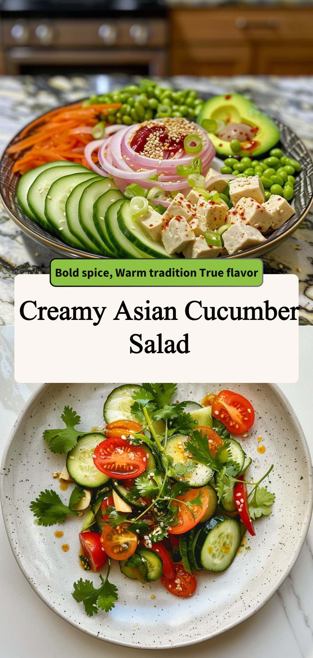 Creamy Asian Cucumber Salad
