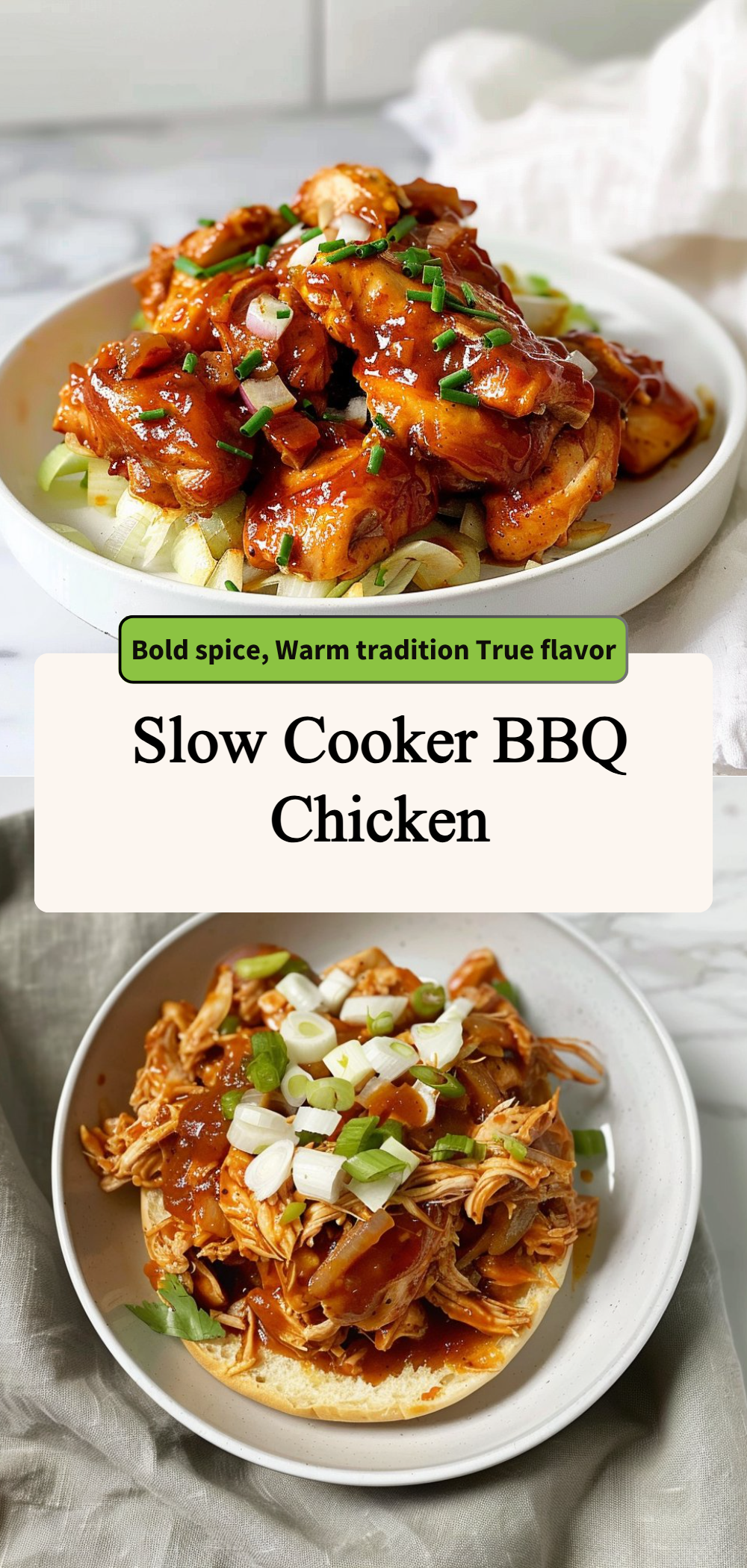 Slow Cooker BBQ Chicken