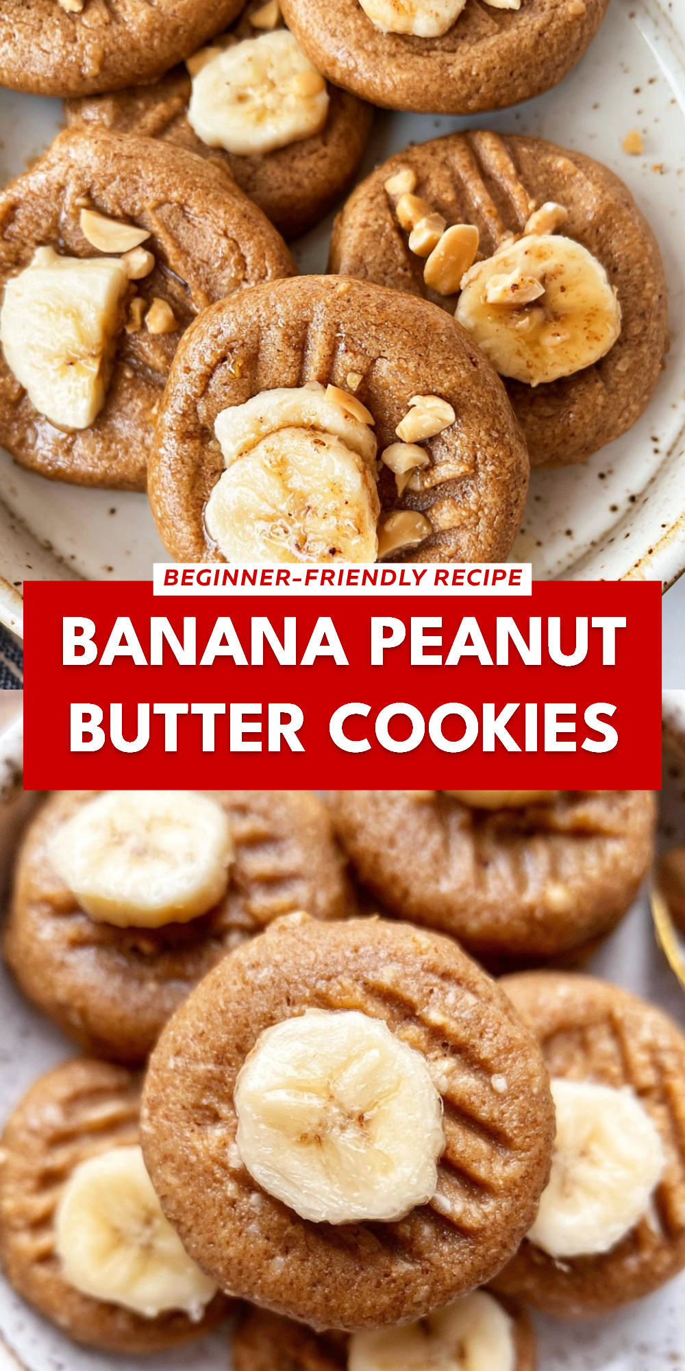 Banana Peanut Butter Cookies