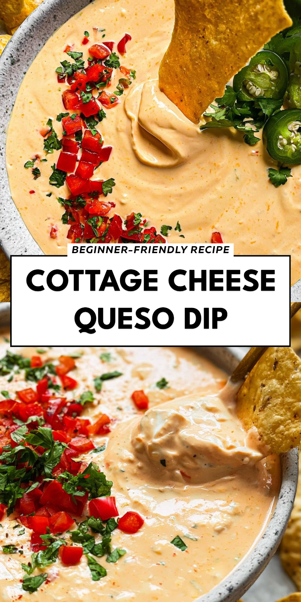Cottage Cheese Queso Dip