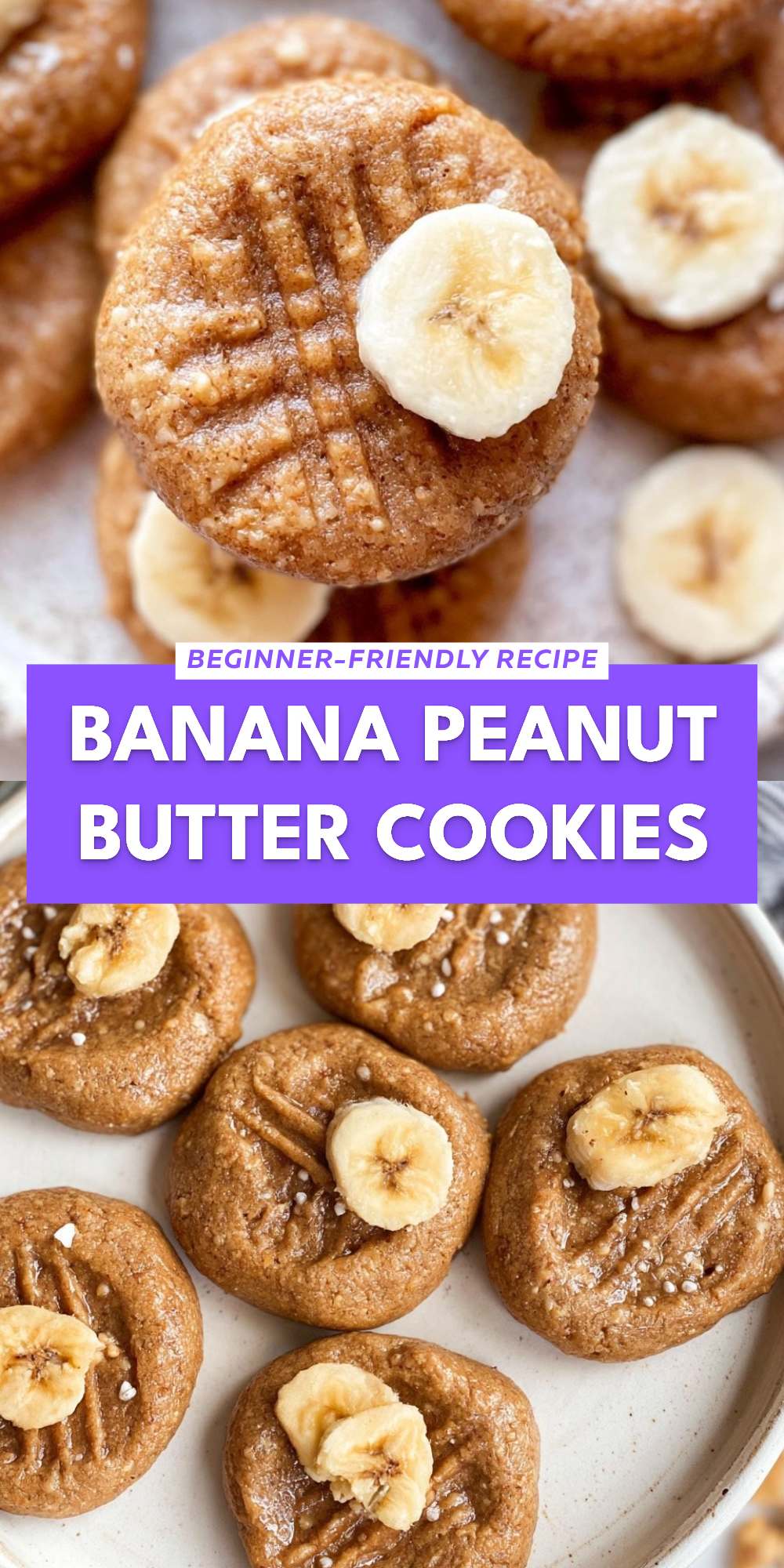 Banana Peanut Butter Cookies