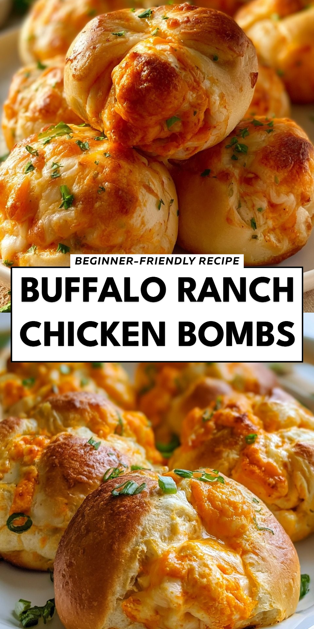 Buffalo Ranch Chicken Bombs