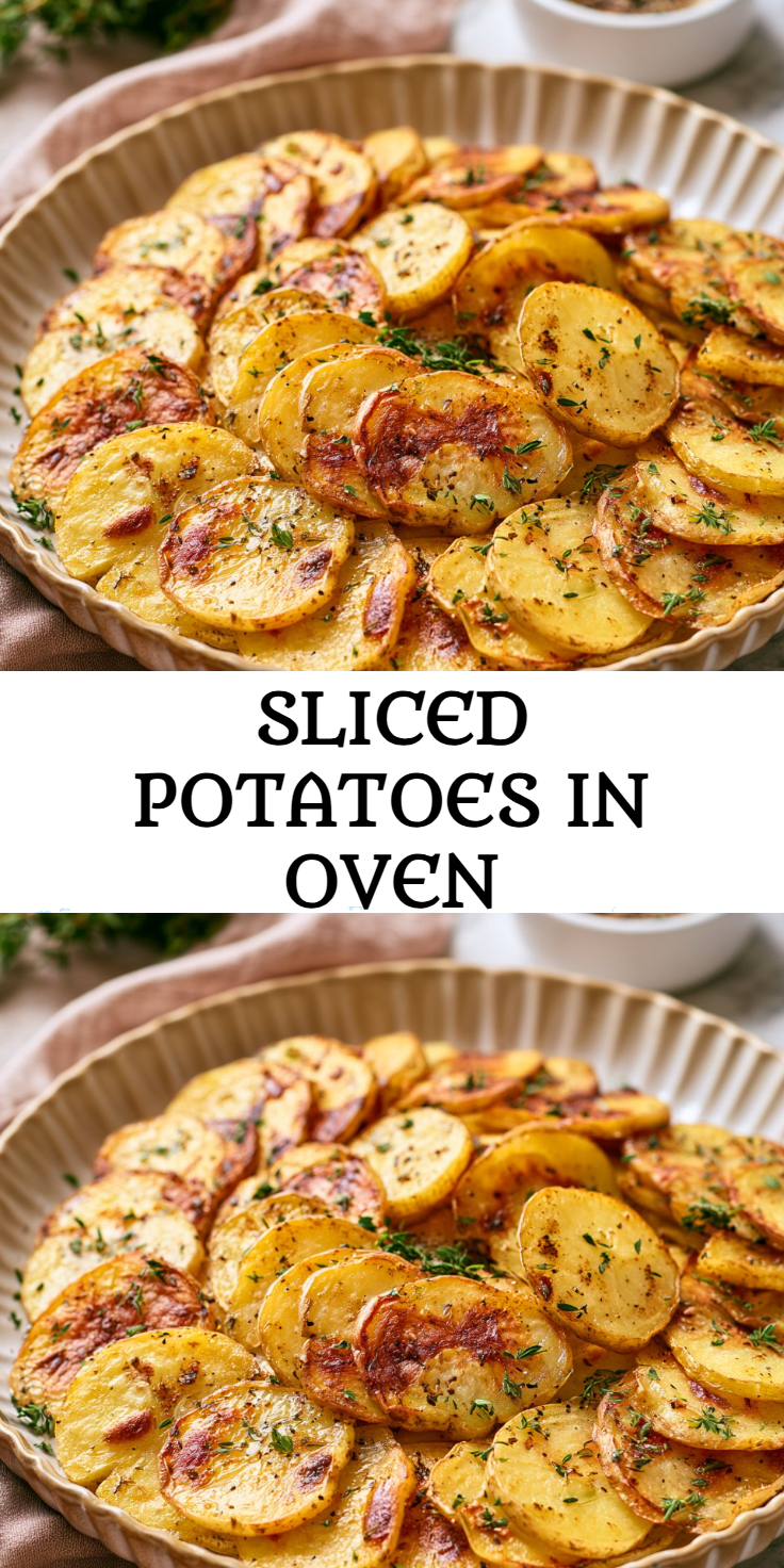 Sliced Potatoes In Oven