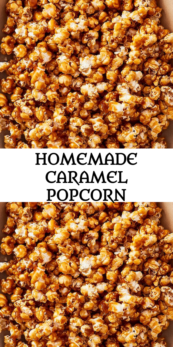 Homemade Caramel Popcorn