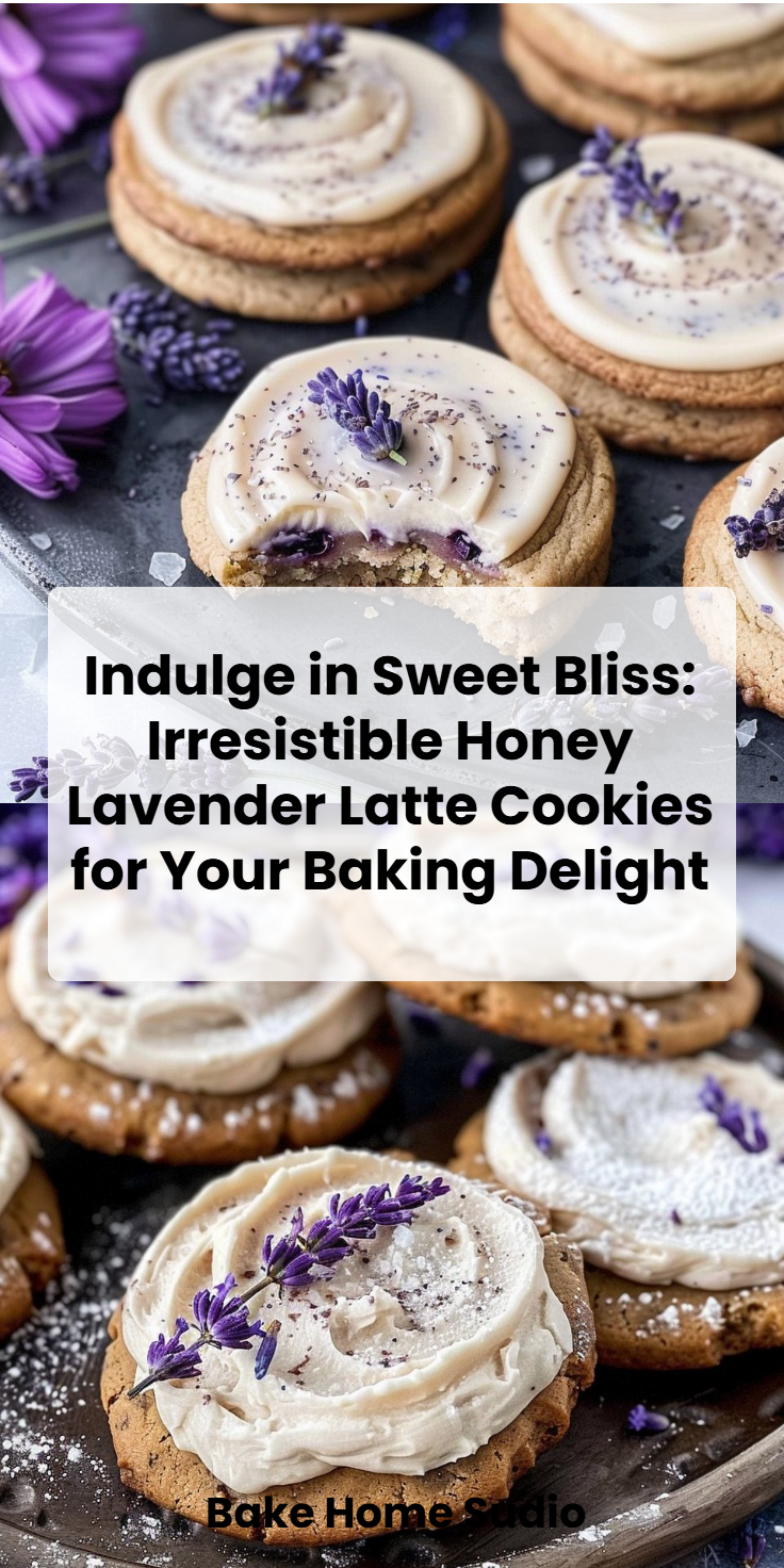 Honey Lavender Latte Cookies Ultimate cozy bite for busy mornings