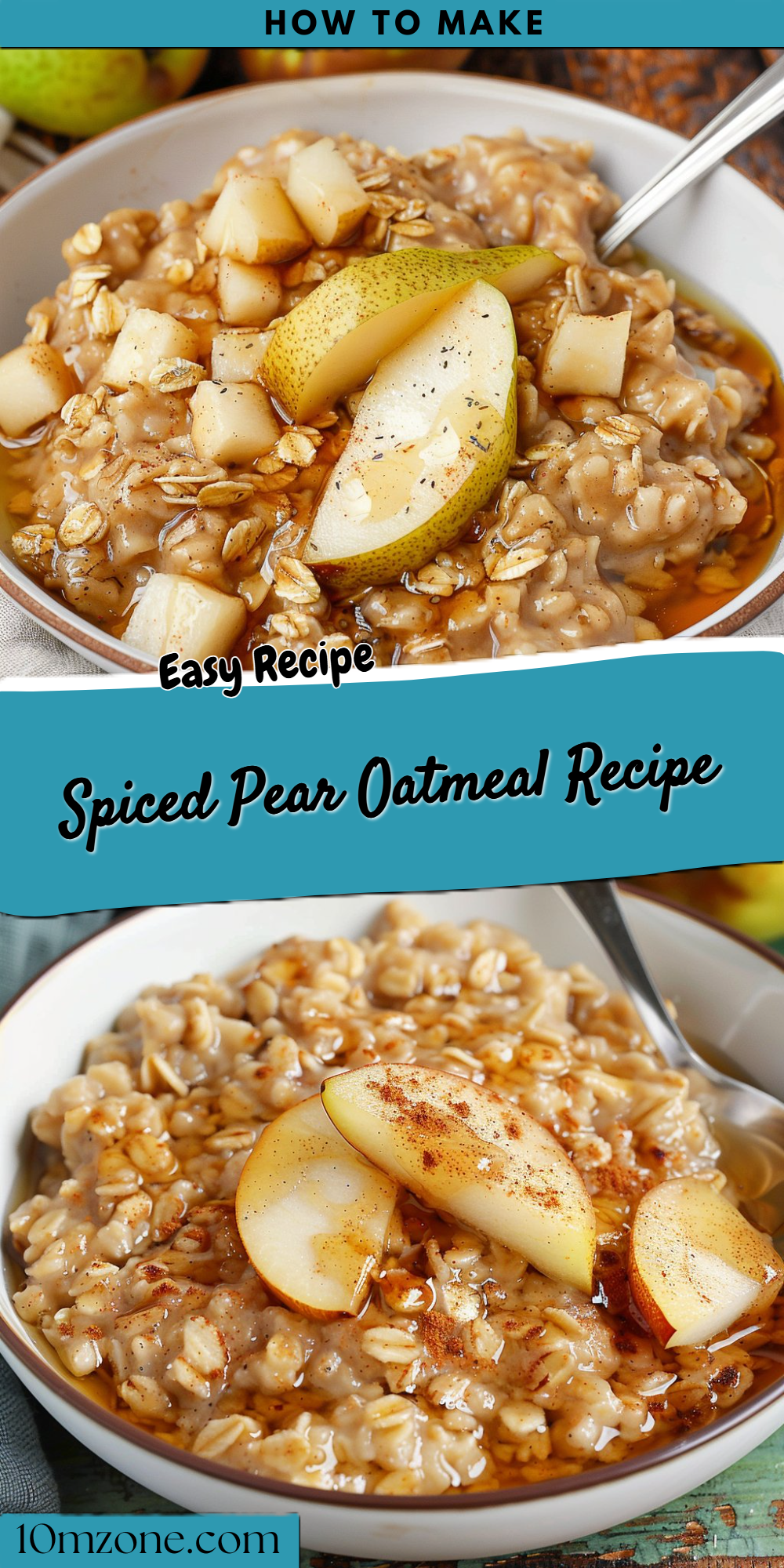 Spiced Pear Oatmeal Recipe