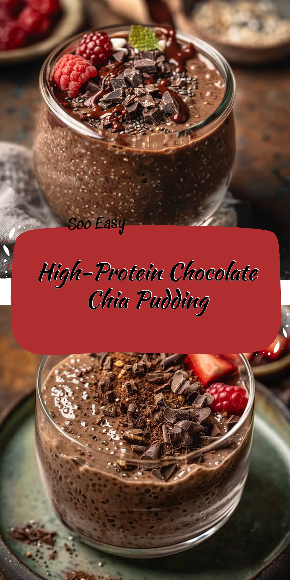 High-Protein Chocolate Chia Pudding
