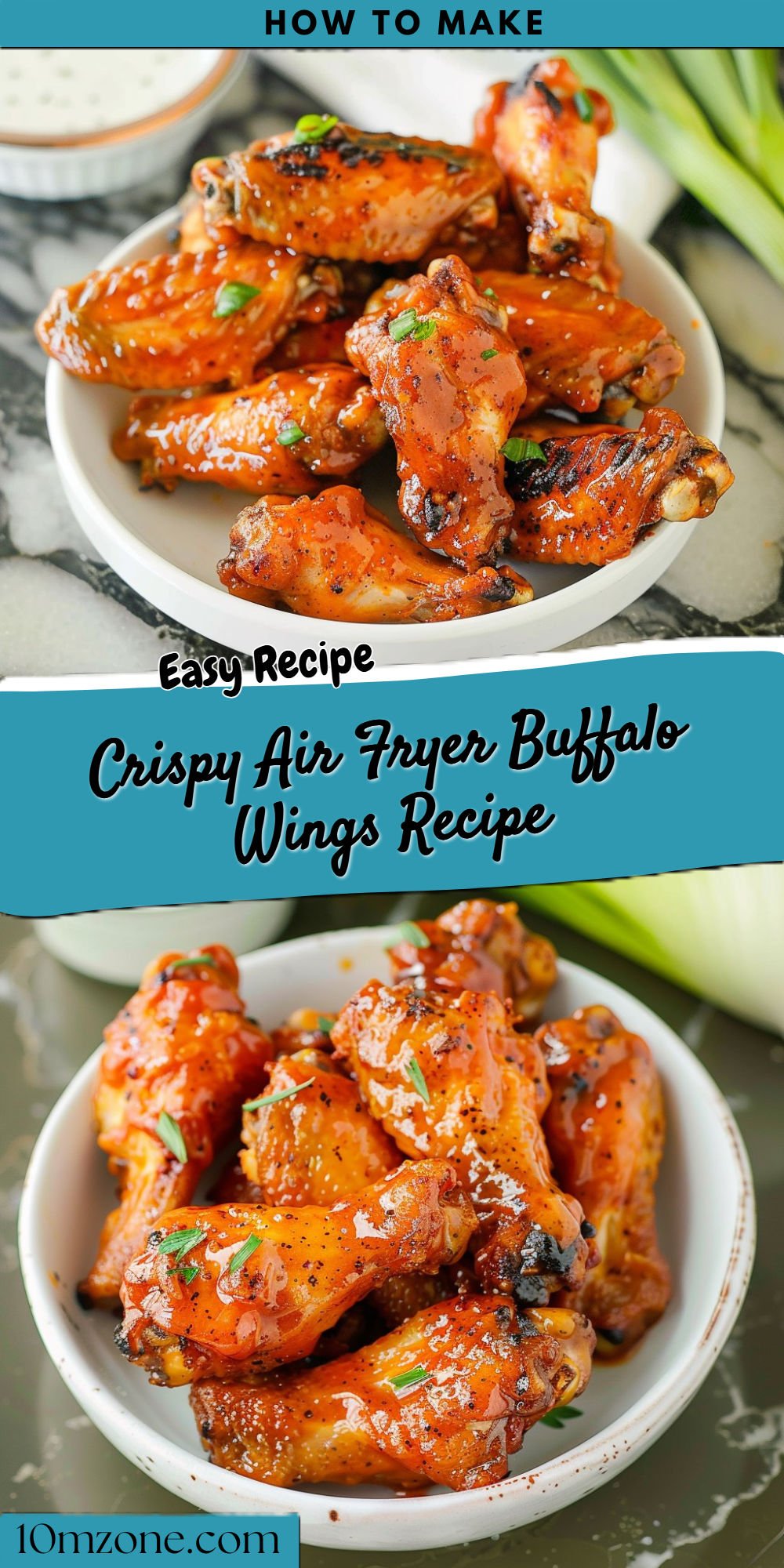 Crispy Air Fryer Buffalo Wings Recipe