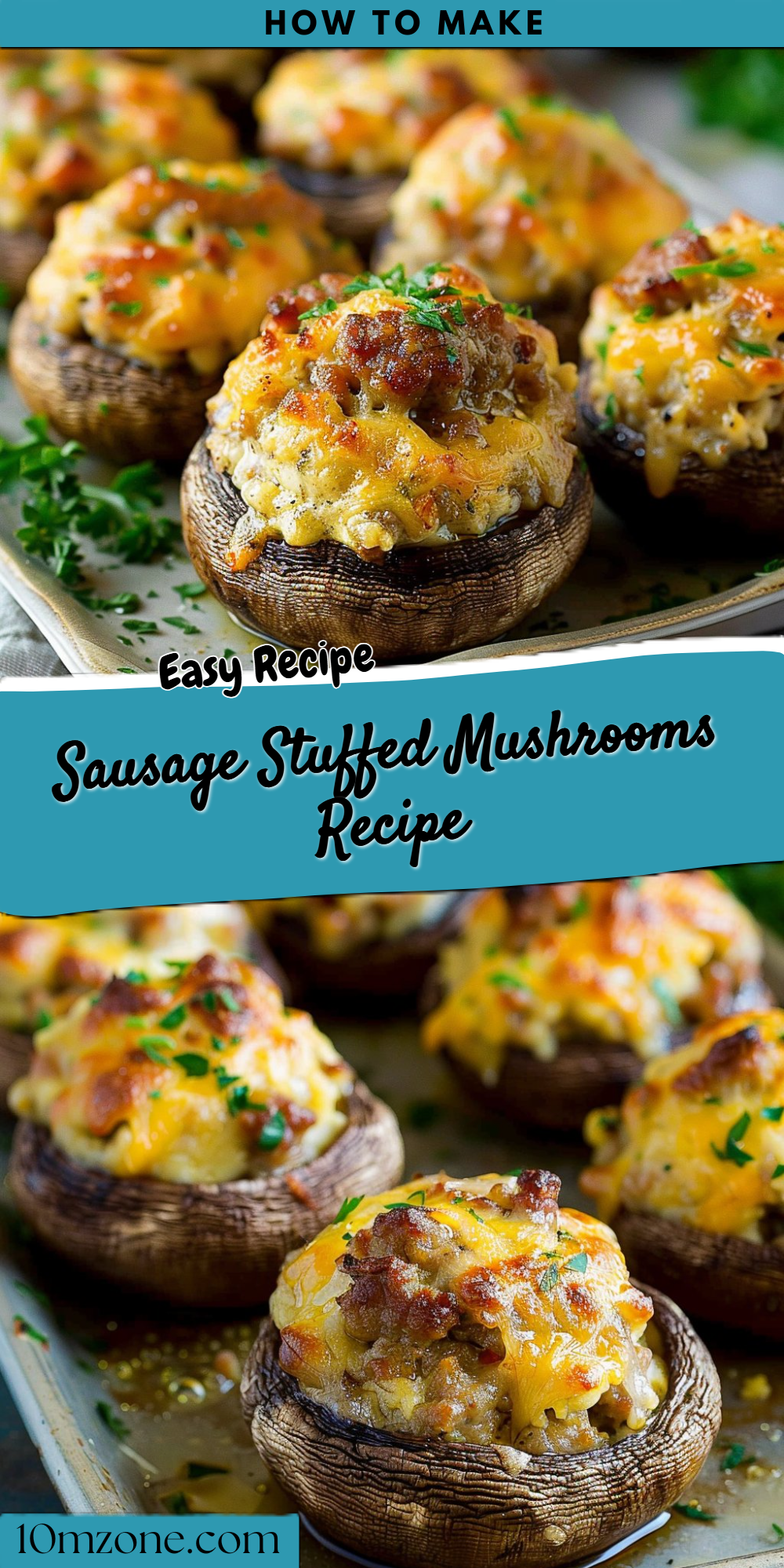 Sausage Stuffed Mushrooms Recipe