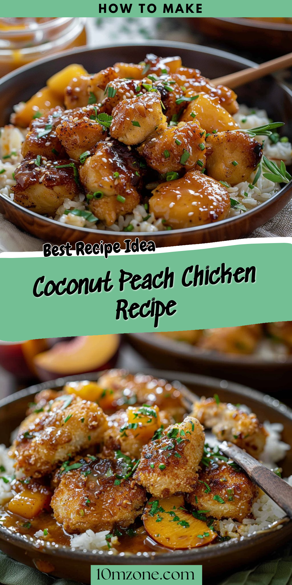 Coconut Peach Chicken Recipe