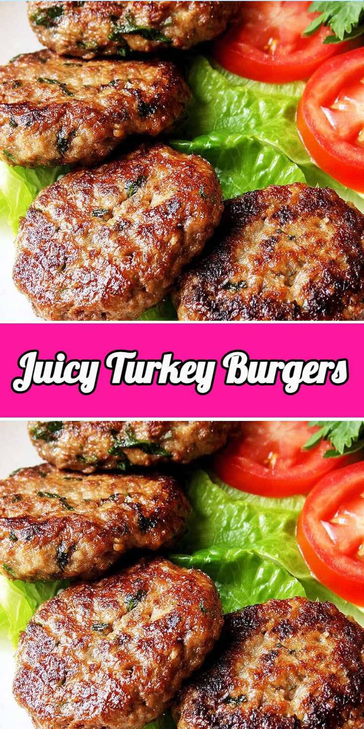 Juicy Turkey Burgers