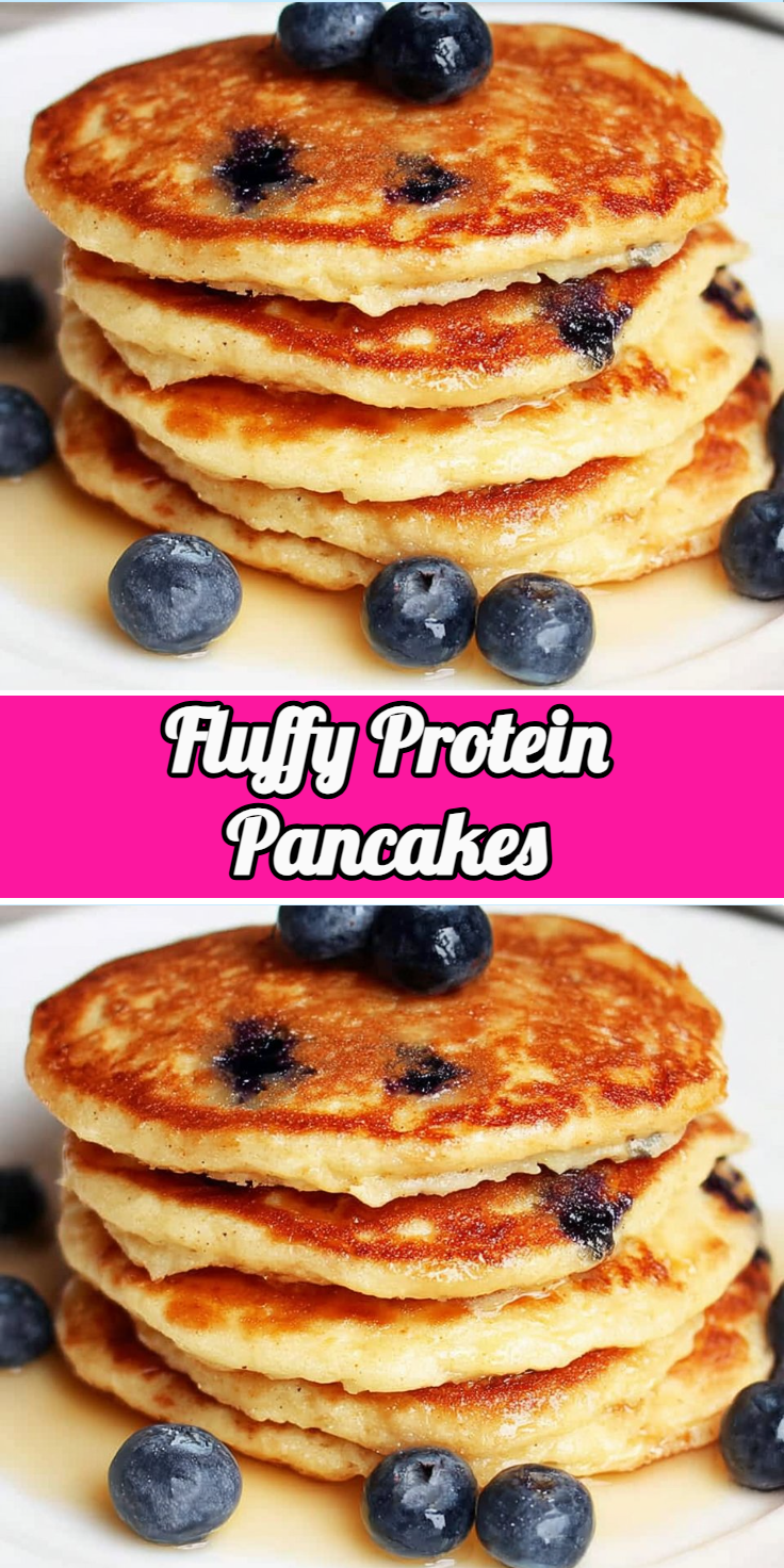 Fluffy Protein Pancakes