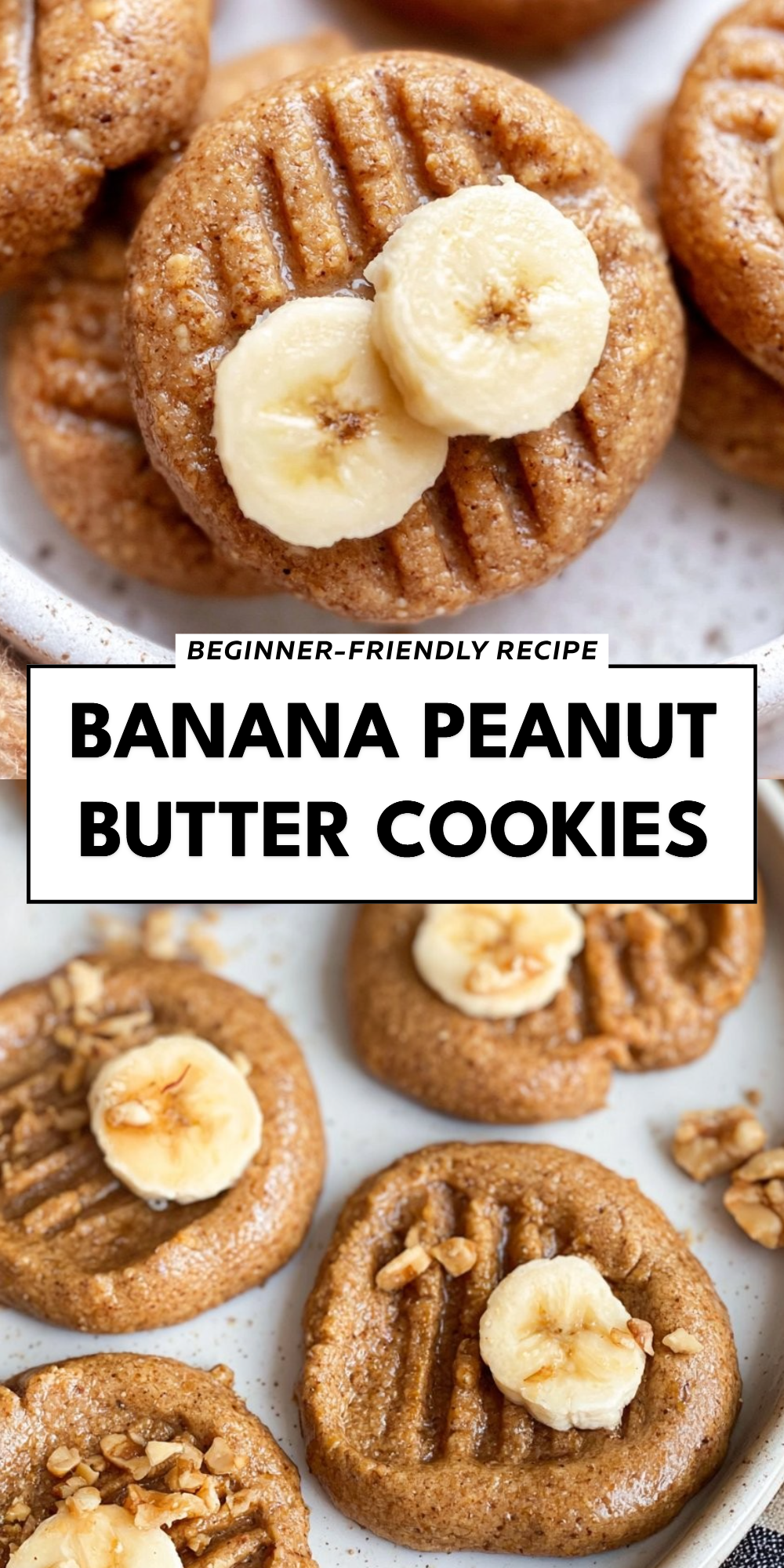 Banana Peanut Butter Cookies