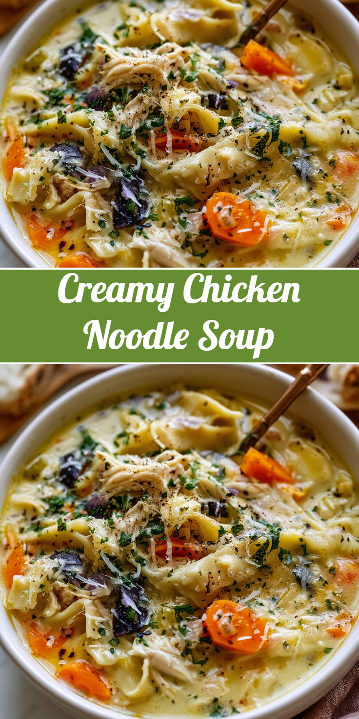 Creamy Chicken Noodle Soup