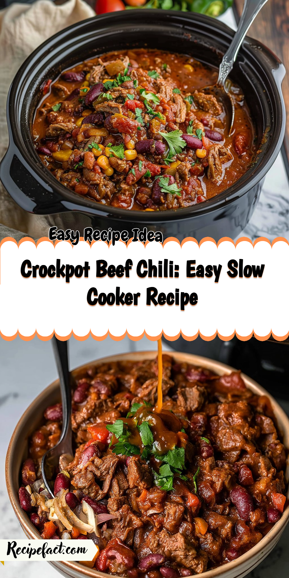 Crockpot Beef Chili: Easy Slow Cooker Recipe