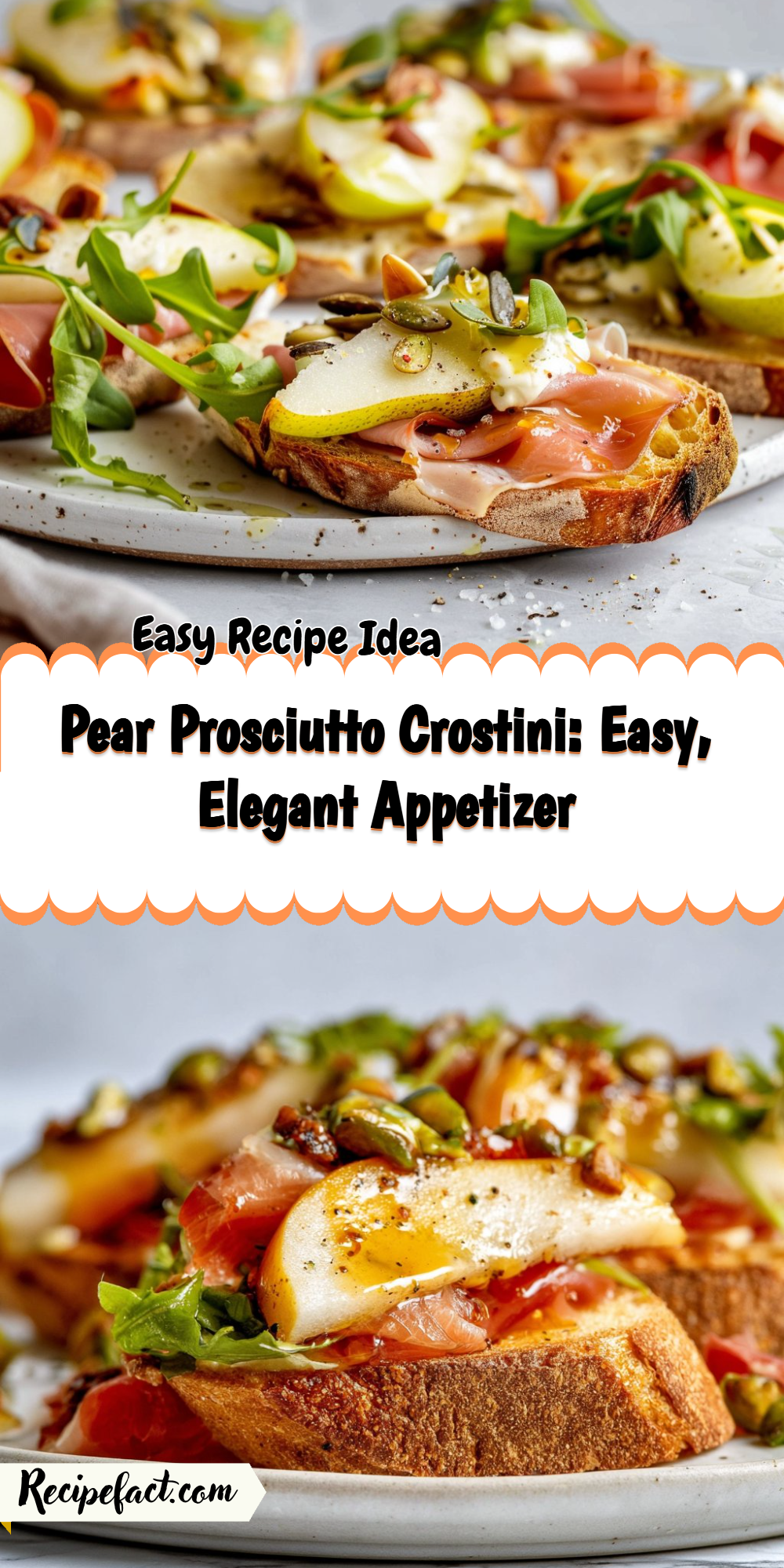 Pear Prosciutto Crostini: Easy, Elegant Appetizer