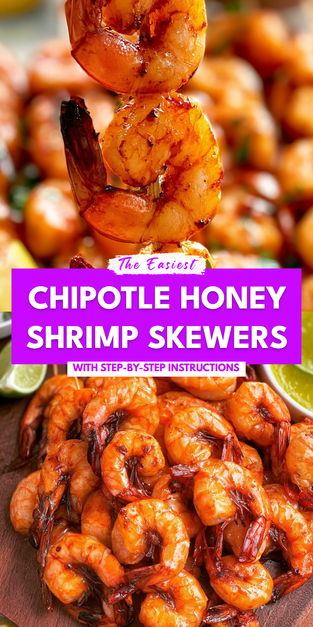 Chipotle Honey Shrimp Skewers