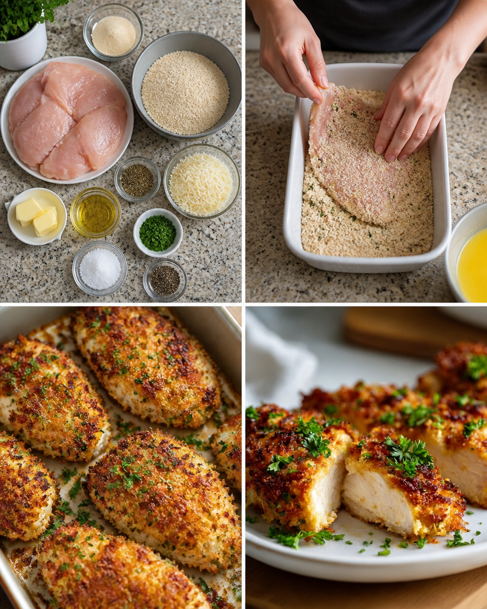 Baked Parmesan Crusted Chicken