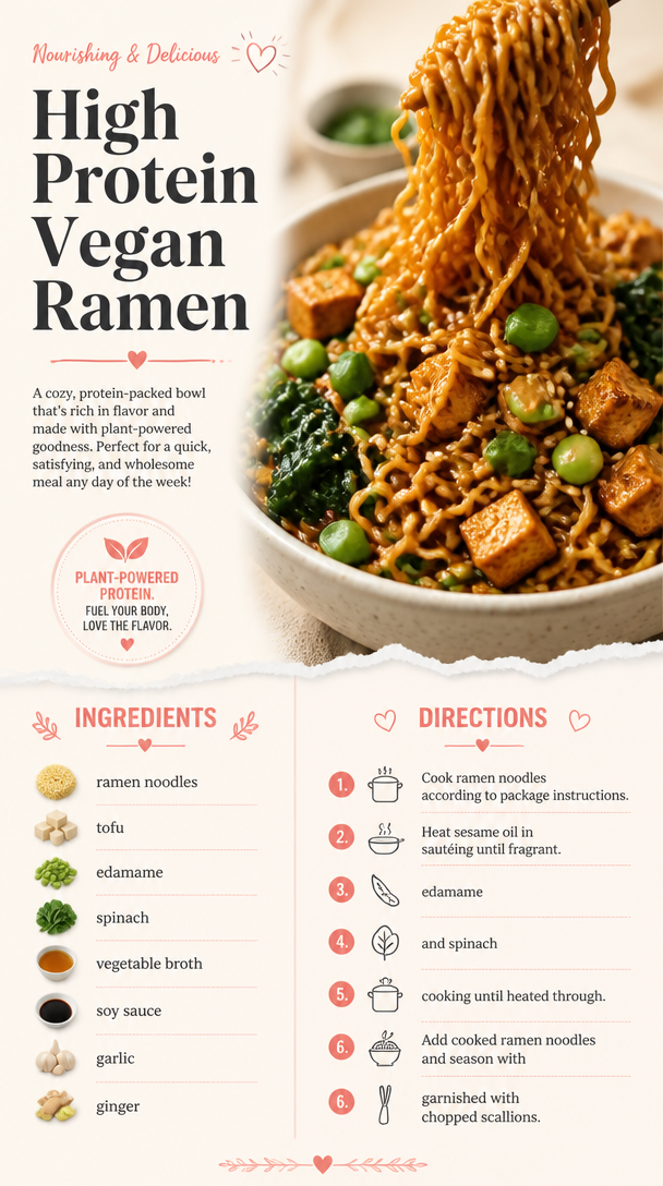 High Protein Vegan Ramen