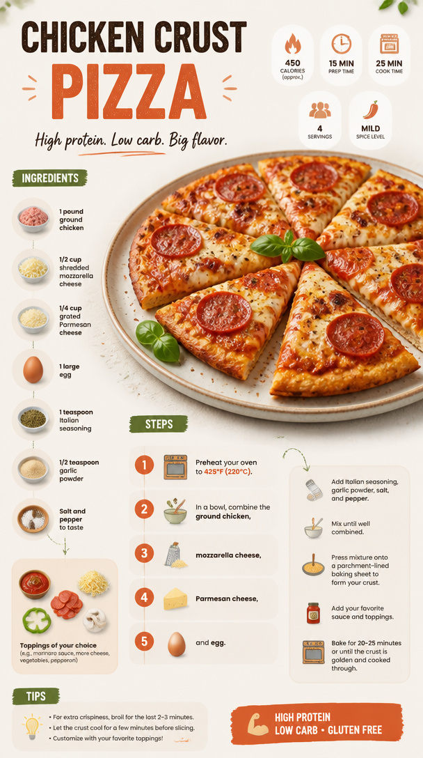 Chicken Crust Pizza