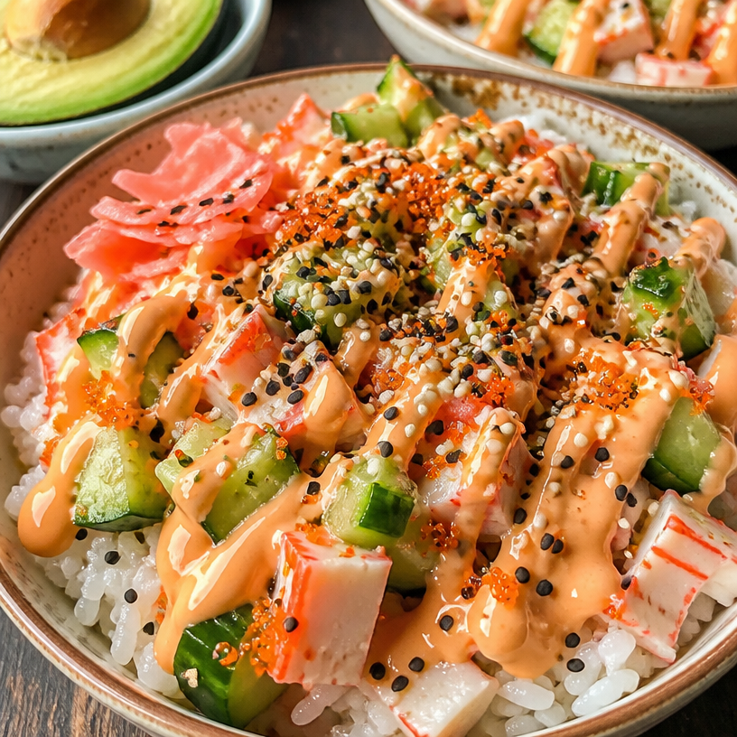 California Roll Sushi Bowls