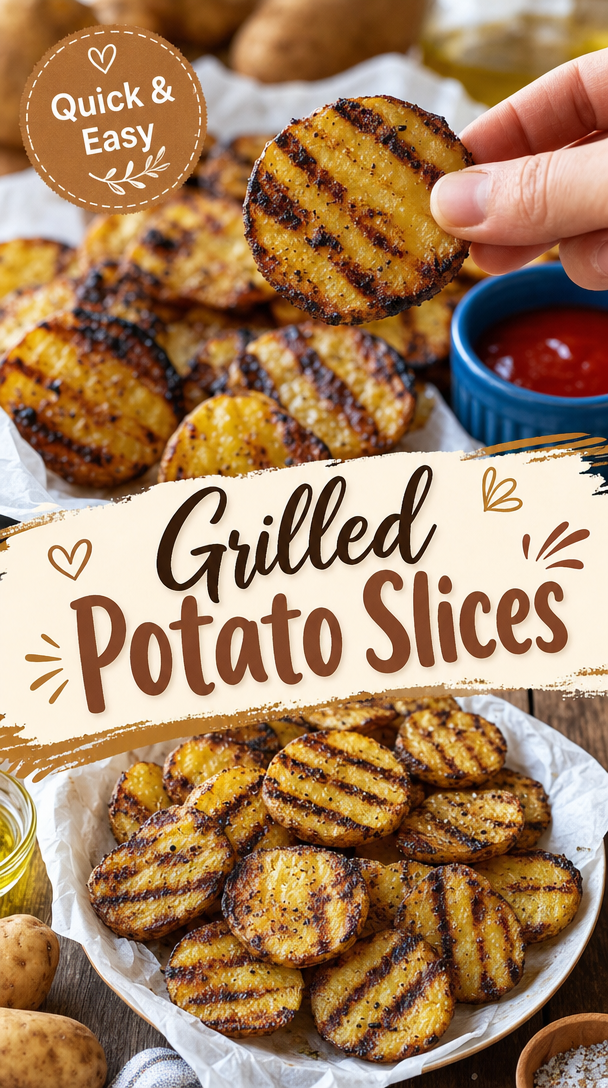 Grilled Potato Slices
