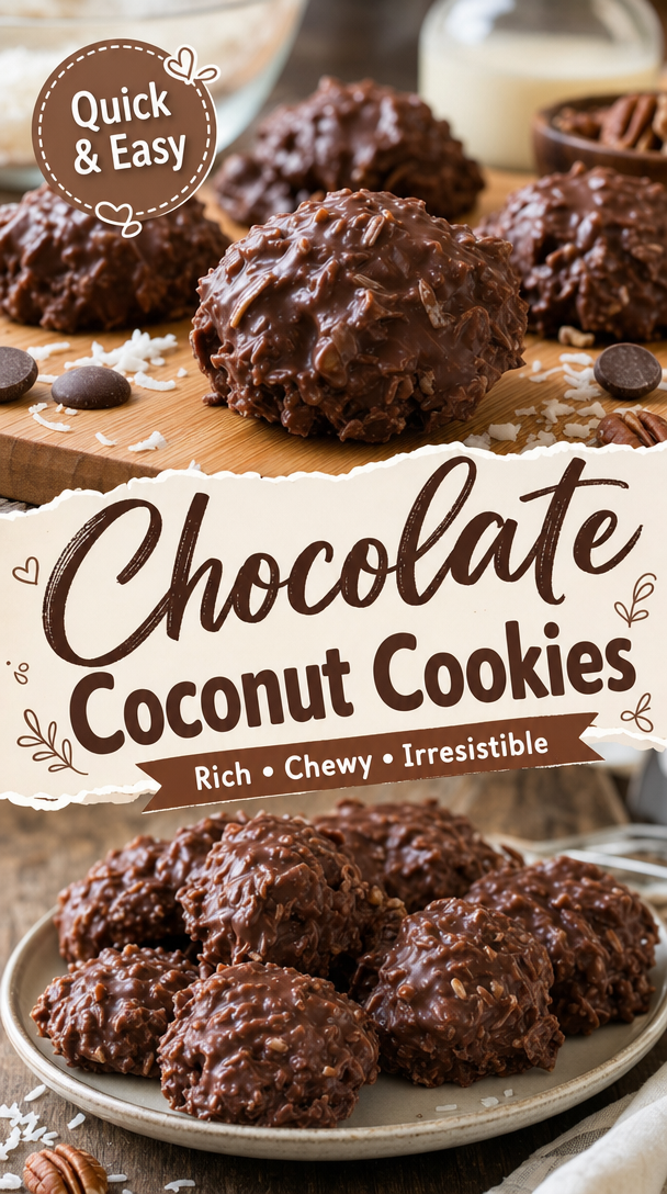 Chocolate Coconut Cookies