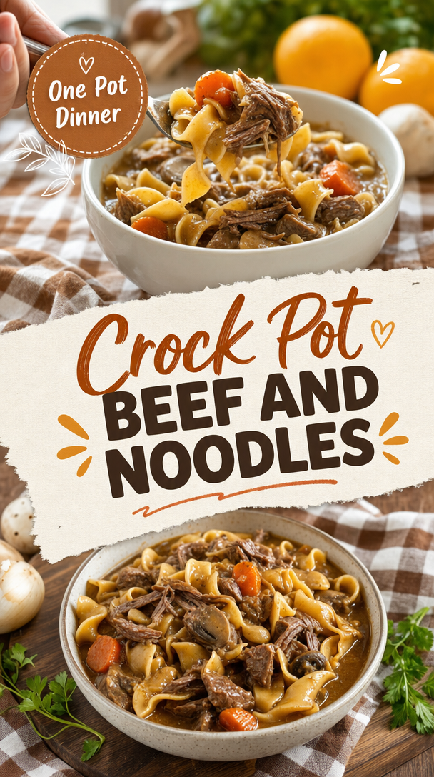Crock Pot Beef and Noodles